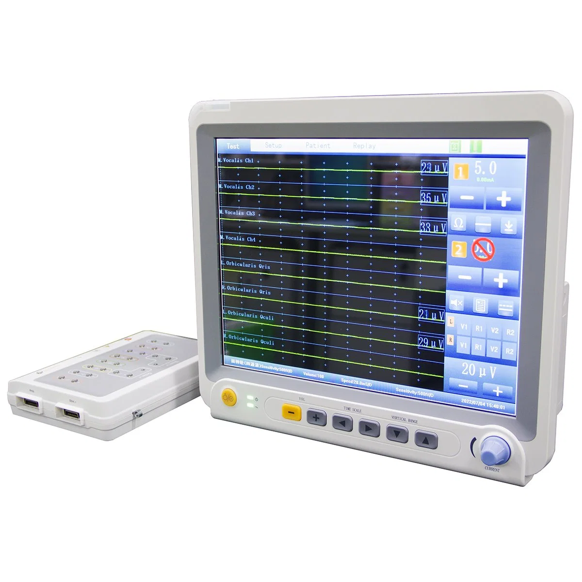 8 canaux Smart surveillance peropératoire (OIM) Système matériel chirurgical du Moniteur Patient