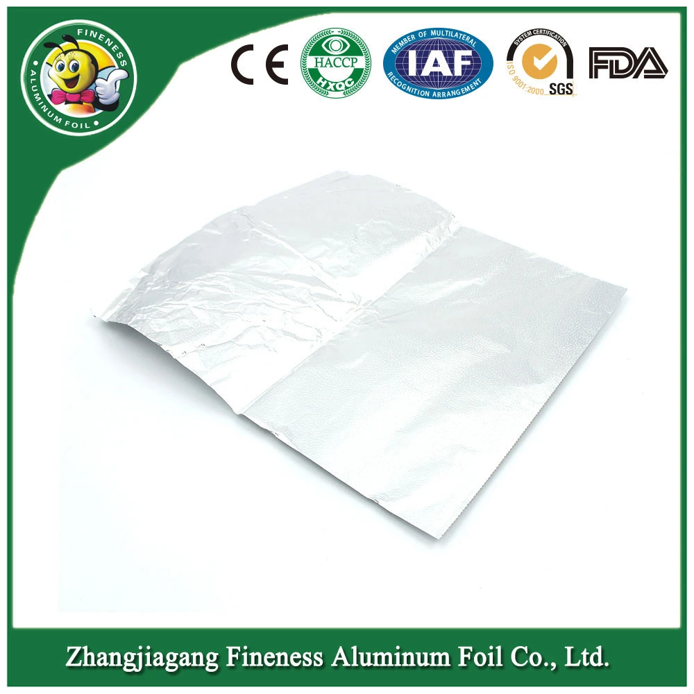 Disposable Aluminum Foil Sheet for Food Packing Pop up Aluminium Foil Paper