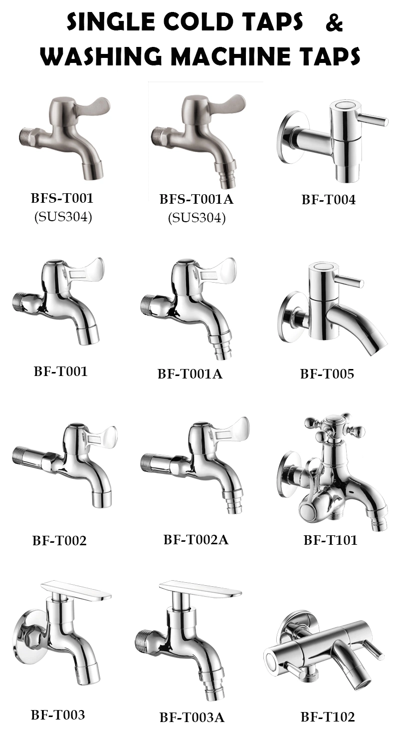Grifo de agua Bibcock accesorios de baño de latón (BF-T005)