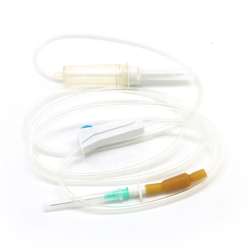 CE ISO Disposable IV Infusion Giving with Needle