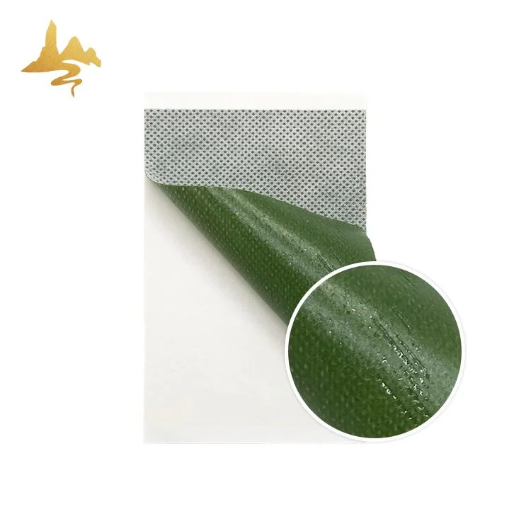 Emballage personnalisé Green Gel non-tissé tissu rhumatism patch de soulagement de douleur