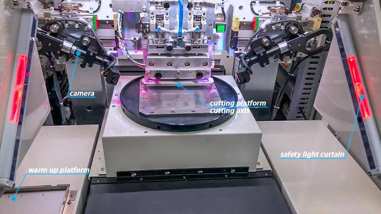 Máquina de corte de chip totalmente automática