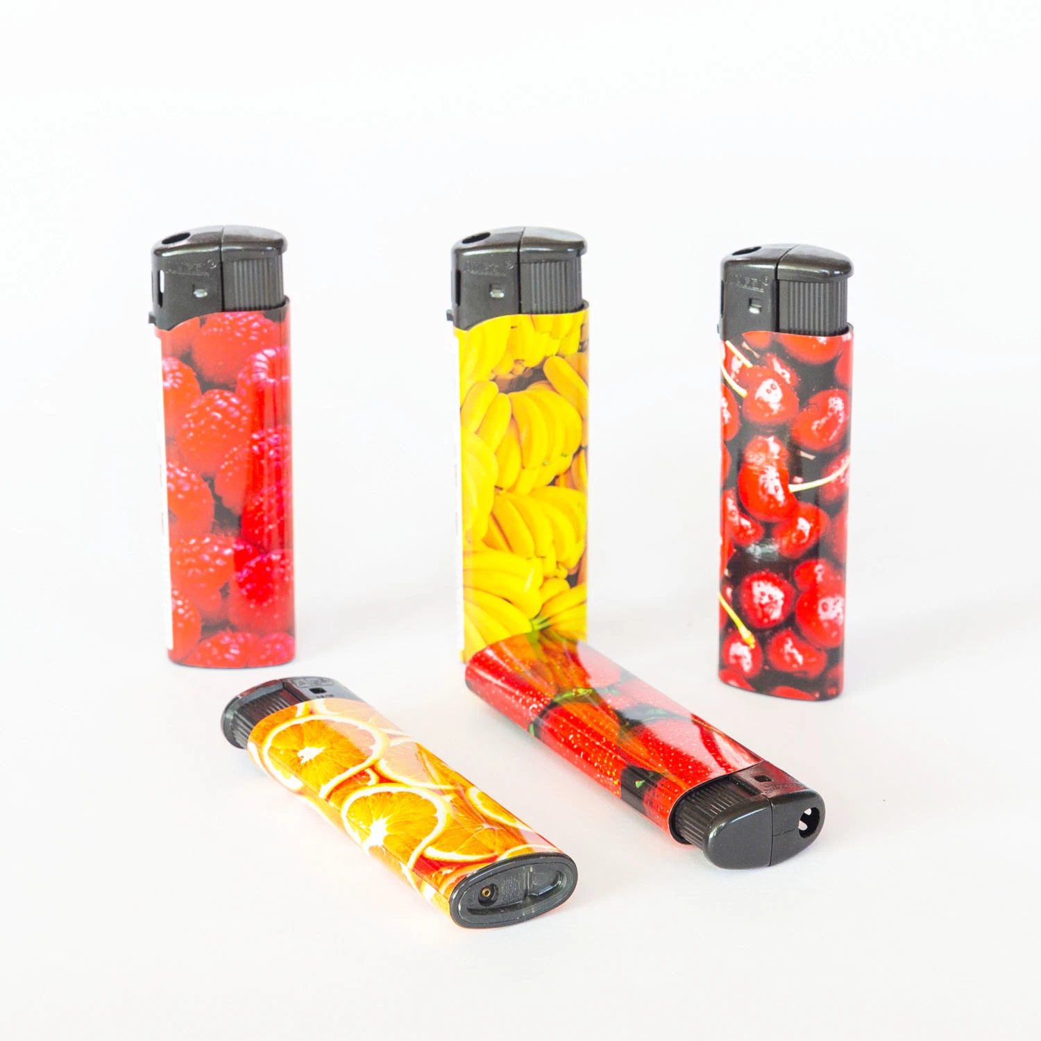New Arrival/Top-Ranking Lighter Suppliers Electronic Refillable Plastic Lighter Disposable Gas Lighter with label. Sticker Cr Lighter