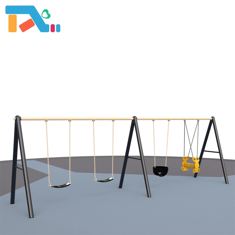 Patio de juegos al aire libre niños Swing plástico para niños