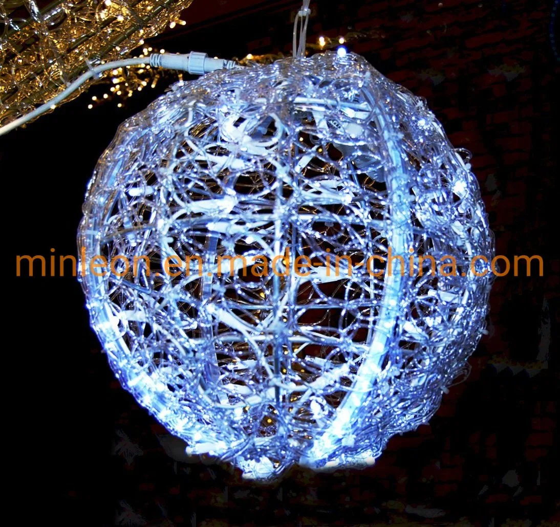 3D Ball Street Decoration for Christmas Display Motif