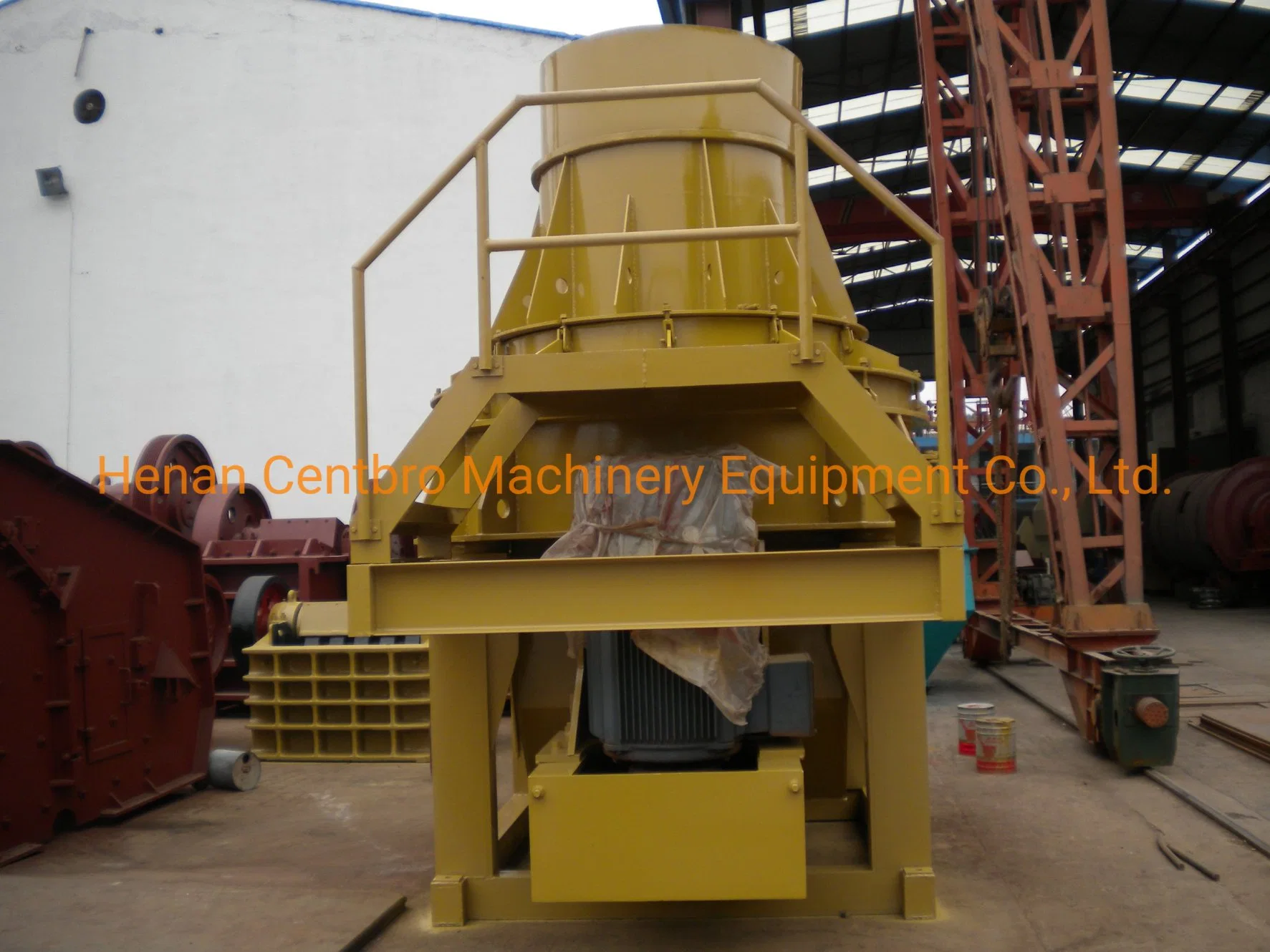 Производитель Шand Vertical Shaft Crusher Maker for Construction Material/Gypsum/Silica/Rock/Gold/River/Stone/QuickLime Supplier