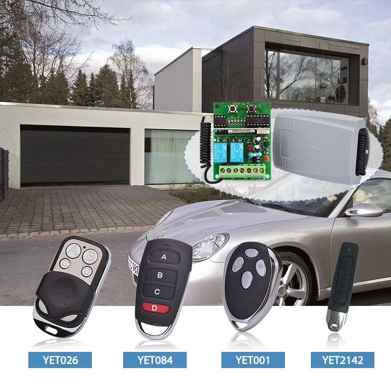 Smart Home Wireless Remote Control for Car/Garage Door Yet084