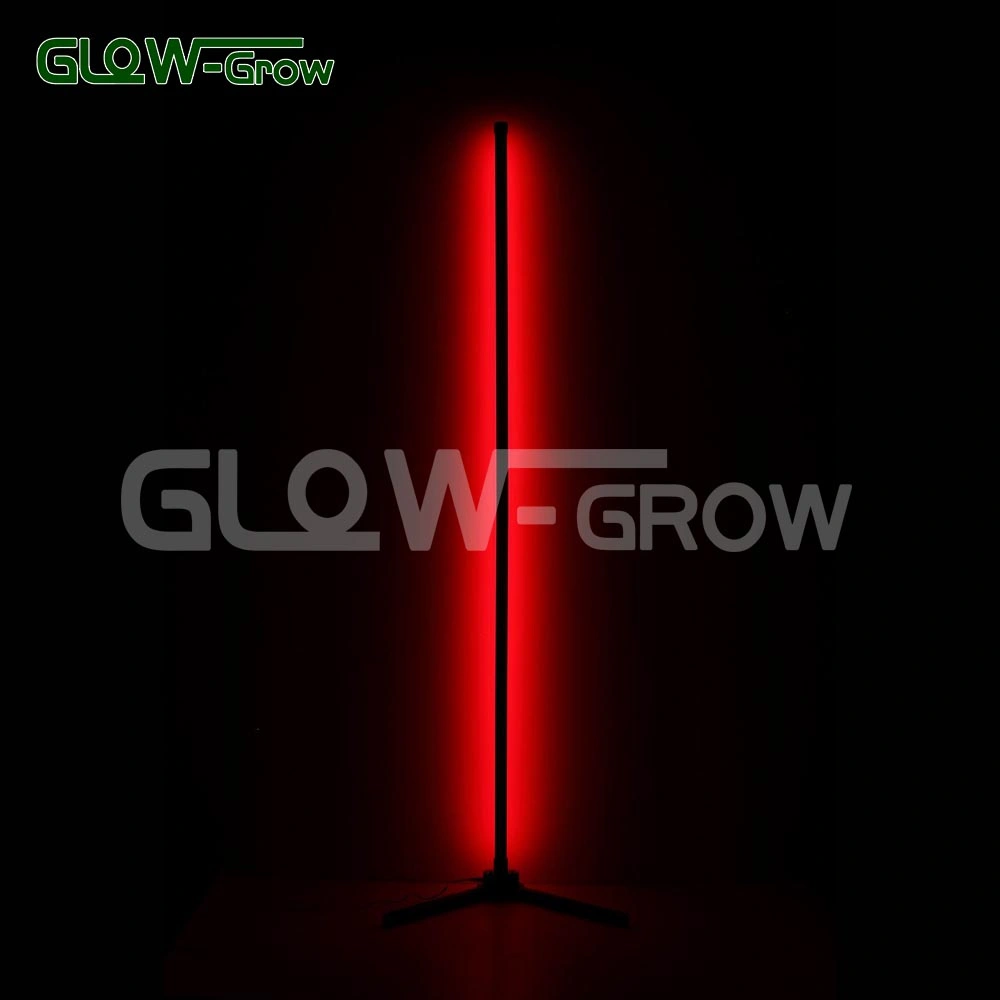 Smart RGBW LED Music Sync Colorful Corner Floor Lamp Light with Tuya Alex System