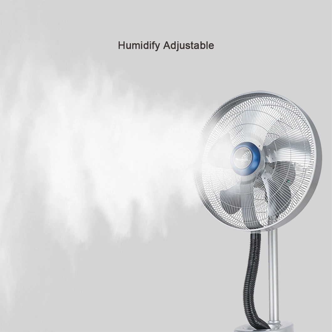 Air Cooling Fan 7L Water Tank Metal 18" Water Mist Spray Fan with Remote