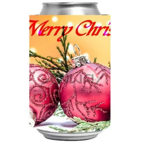 El titular de promoción de BEBIDAS La cerveza puede Stubby Regalo de Navidad del refrigerador (BC0041)