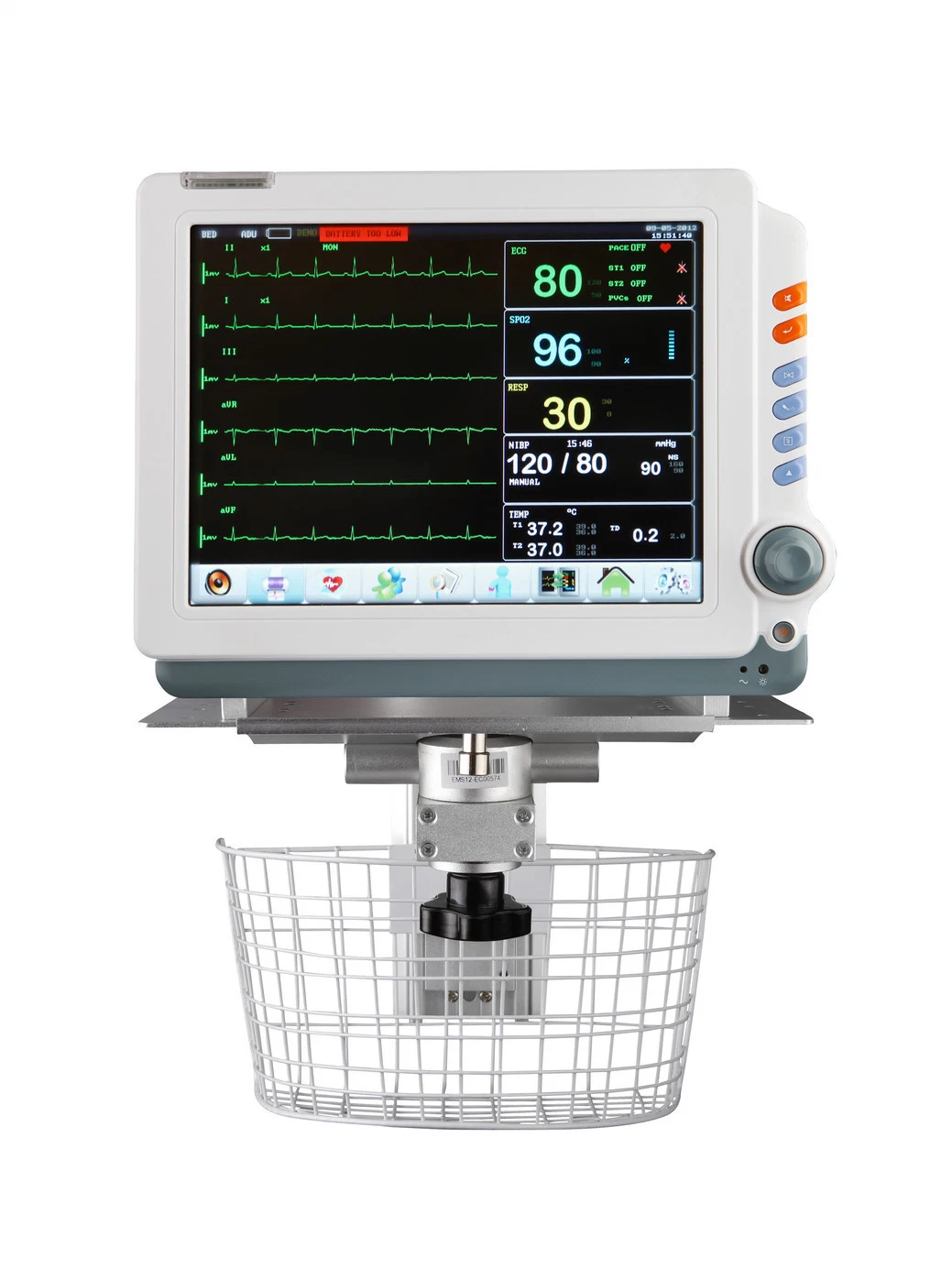 Equipo médico Yspm90c Monitor de paciente portátil