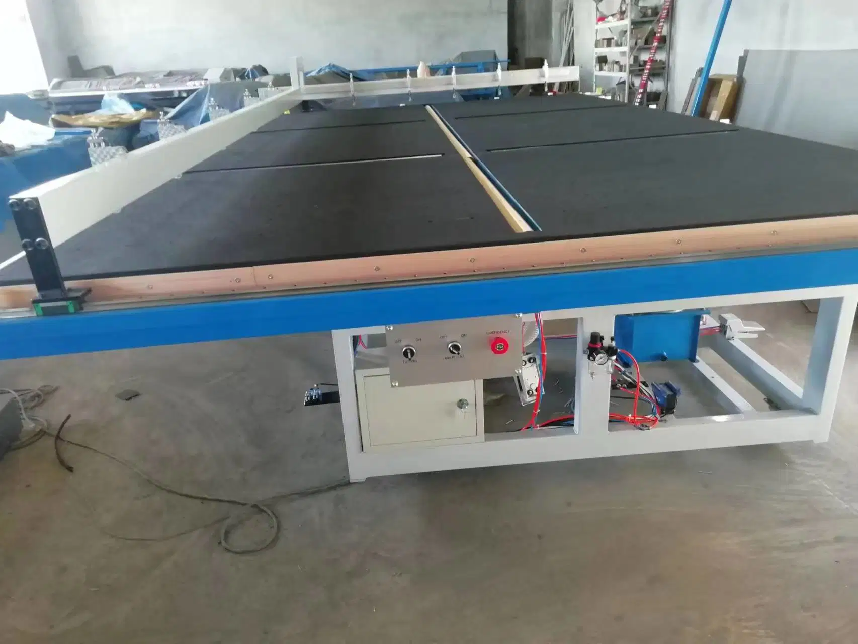 Easy Operation Manual Glass Cutting Machine with Air Flotation for Mosaic Glass Semi-Automatic Cut Table