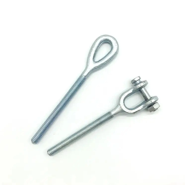 Wire Cable Turnbuckle Rigging Wire Rope Tensioner Galvanized Open Body Hook Eye Turnbuckle