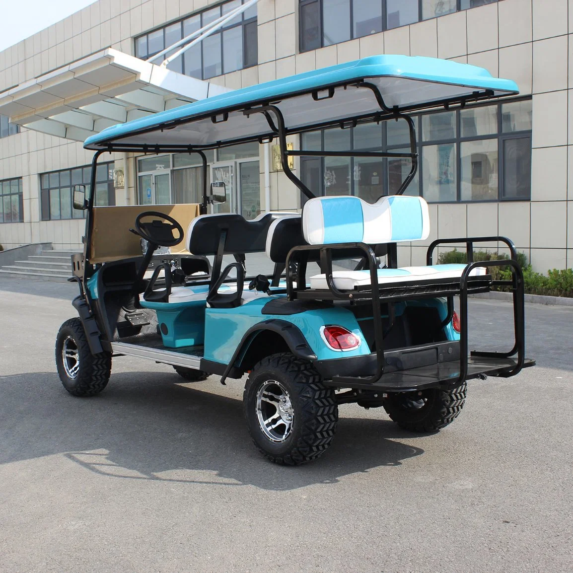 Lithium-Batterie 100km km 6 Sitze elektrische Jagd Golf Buggy