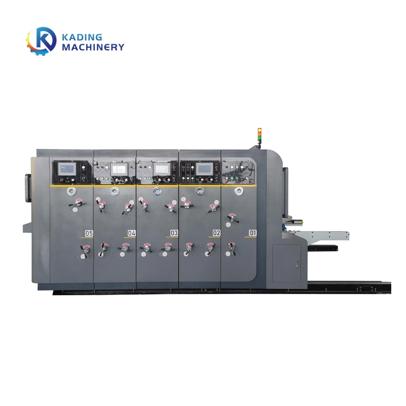 Máquina de impresión de cartón corrugado con PLC Control