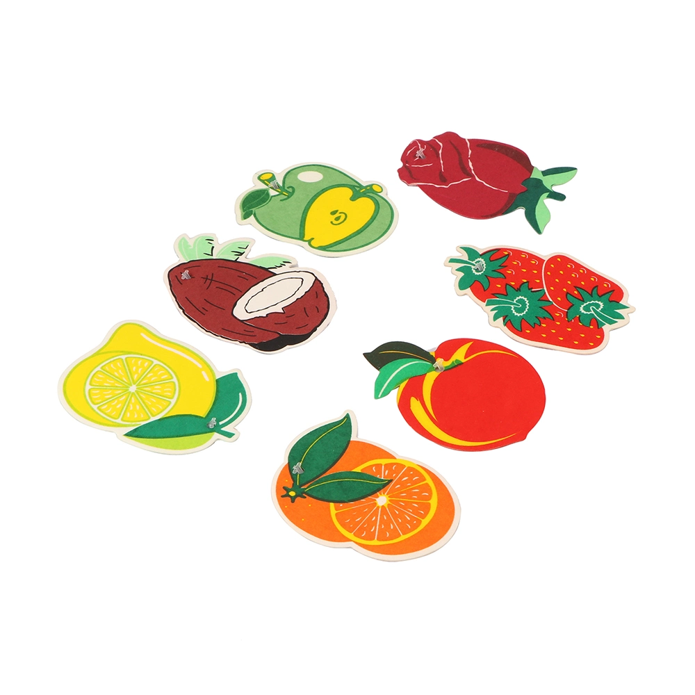 Car Air Freshener Hanging Fruit Flavor Car Perfume Paper