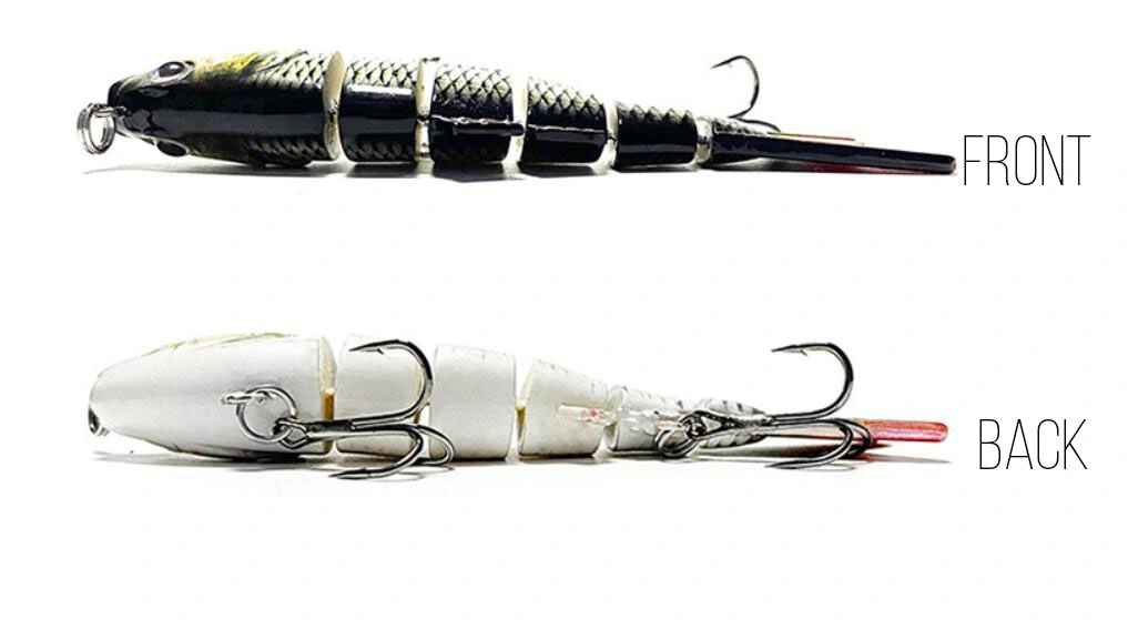 Topwater Bass Fishing Lure Multi-Jointed and Floating Pencil Fishing Lures for Freshwater Catch Bigger Fish with Slow Sinking Bionic Swimming Lures