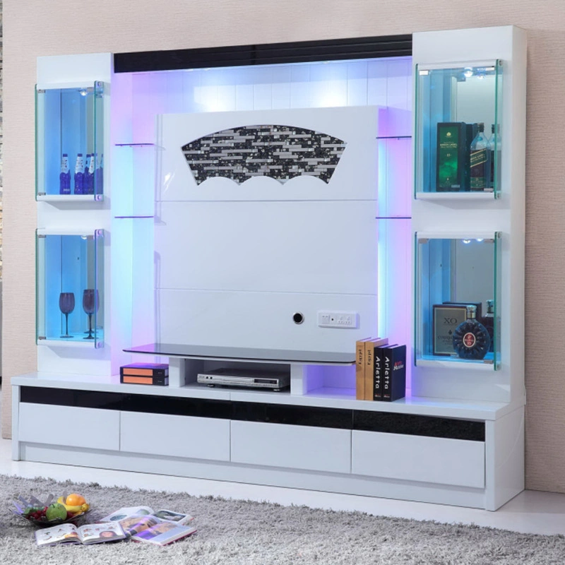 Panel TV Cabinet with Drawers Latest Hit Color TV Stand