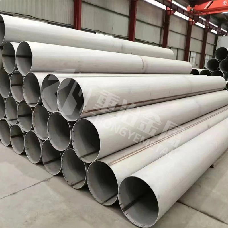 for Machinery-Manufacturing Welded Circular Pipe 304/316 Industrial Large-Diameter Stainless Steel Welded Tube