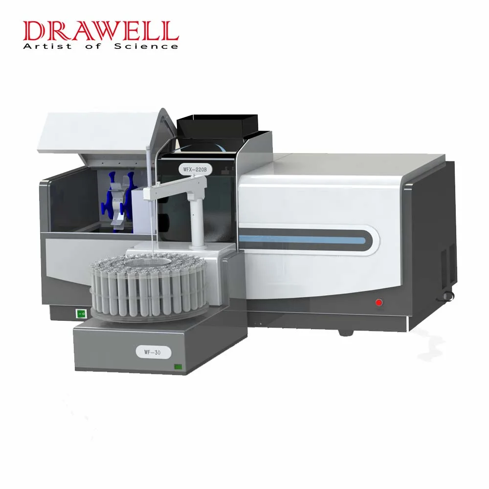 Dw-220c tipo de horno de grafito espectrómetro Aas Aas de haz único espectrofotómetro Aas Espectrofotómetro de absorción atómica la espectroscopia