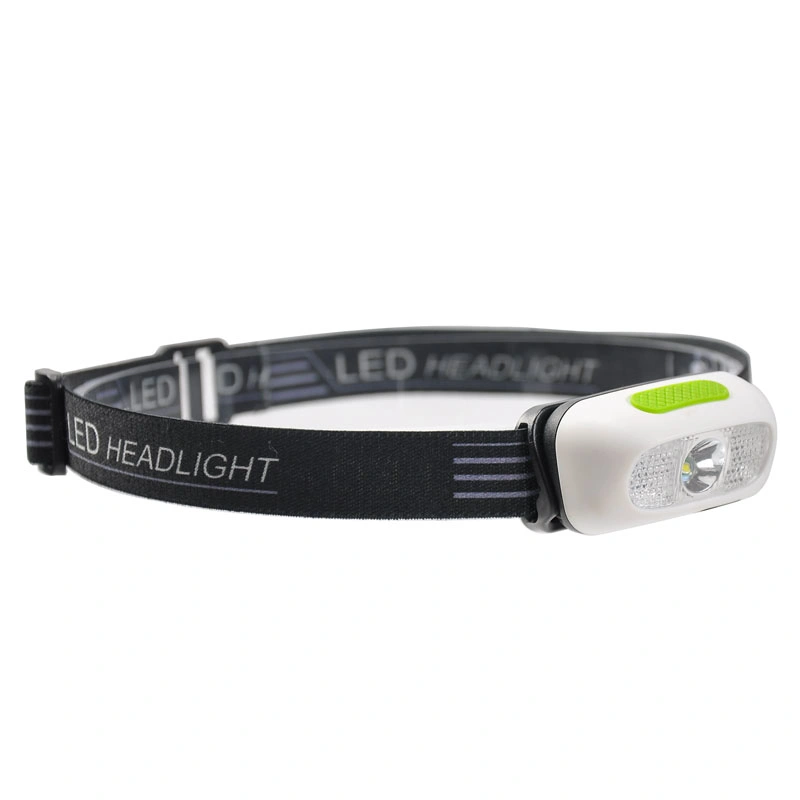 80lm USB Rechargeable 400mAh Battery Waterproof Headlight LED Multifunction Headlamp Headlamp