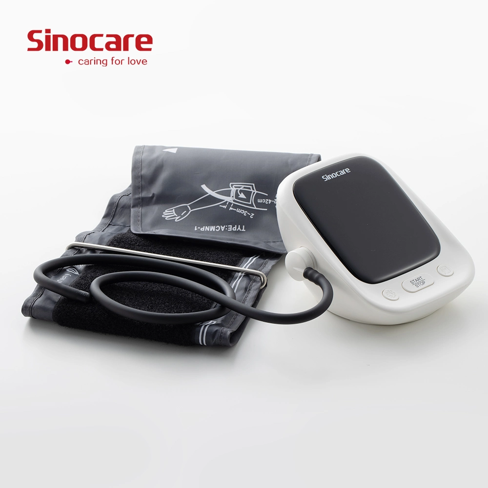 Sinocare Factory Outlet sphygmomanomètre du brassard de tensiomètre électronique portable tensiomètres Moniteur de pression sanguine numérique