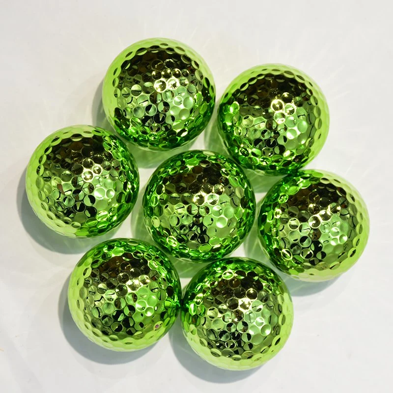 Manufacturer Colorful Plated Golf Ball Present Good Quality Gift Golf Ball