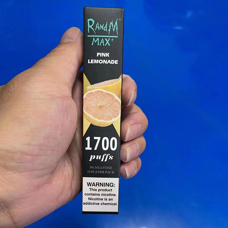 Fumot original Randm Max 1700 Puffs descartáveis cigarro eletrônico com Caneta de papel para controlo do fluxo de ar