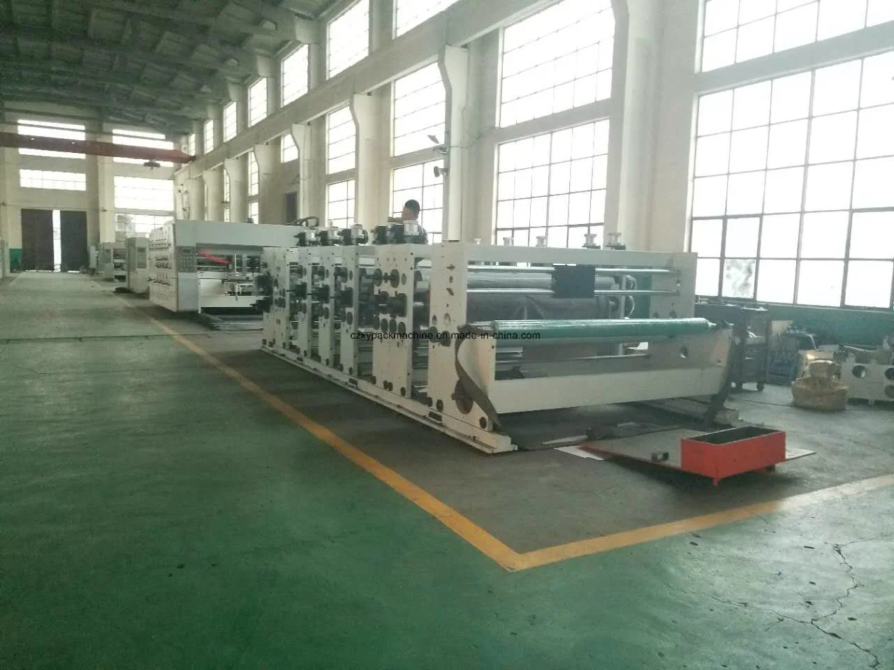 Vacuum Transfer High Definition Four Colors Printing Slotting Die Cutting Machine