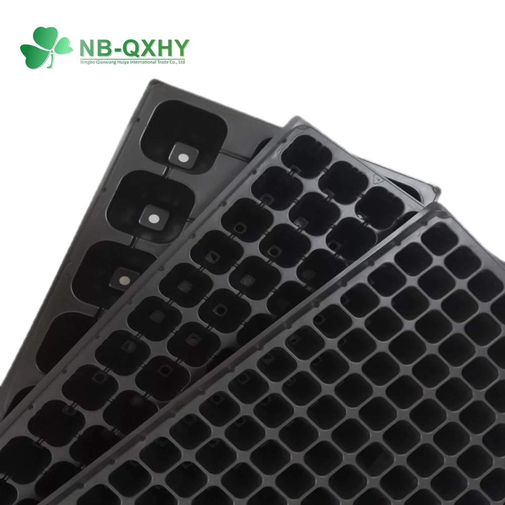 200 Cells Black Seed Plant Plastic Nursery Seeding Germination Plant Trays