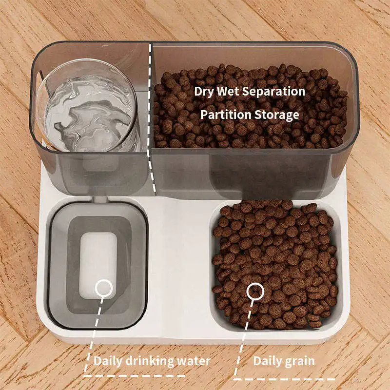 PP Intelligent Safe Food Dog Water Bowl Control Private Pet Automatic Feeder