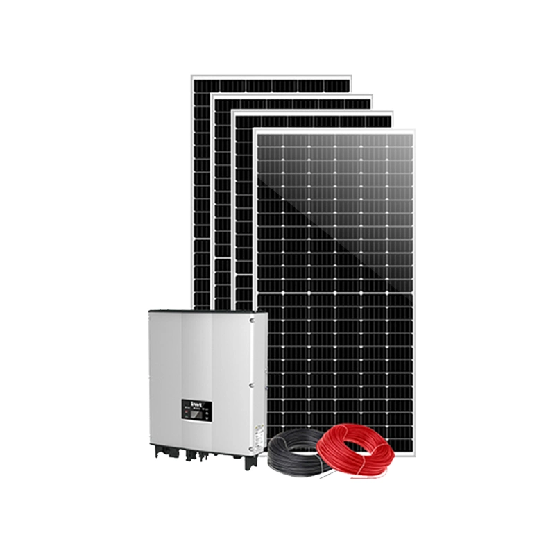 3kw 5 Kw de puissance d'accueil sur le panneau solaire Kit de système de grille de prix de la phase de sortie unique