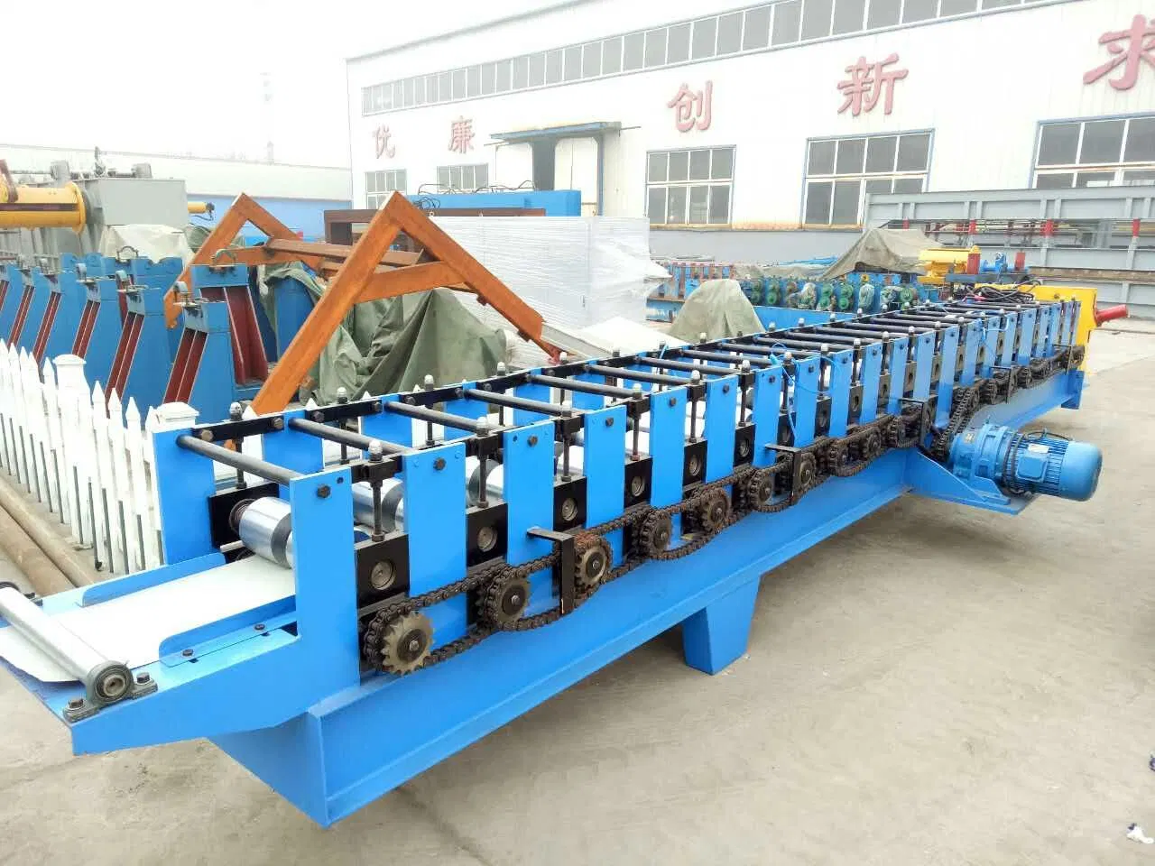 Color Steel Galvanized Round and Square Rain Down Pipe Making Machine Roll Forming Machine