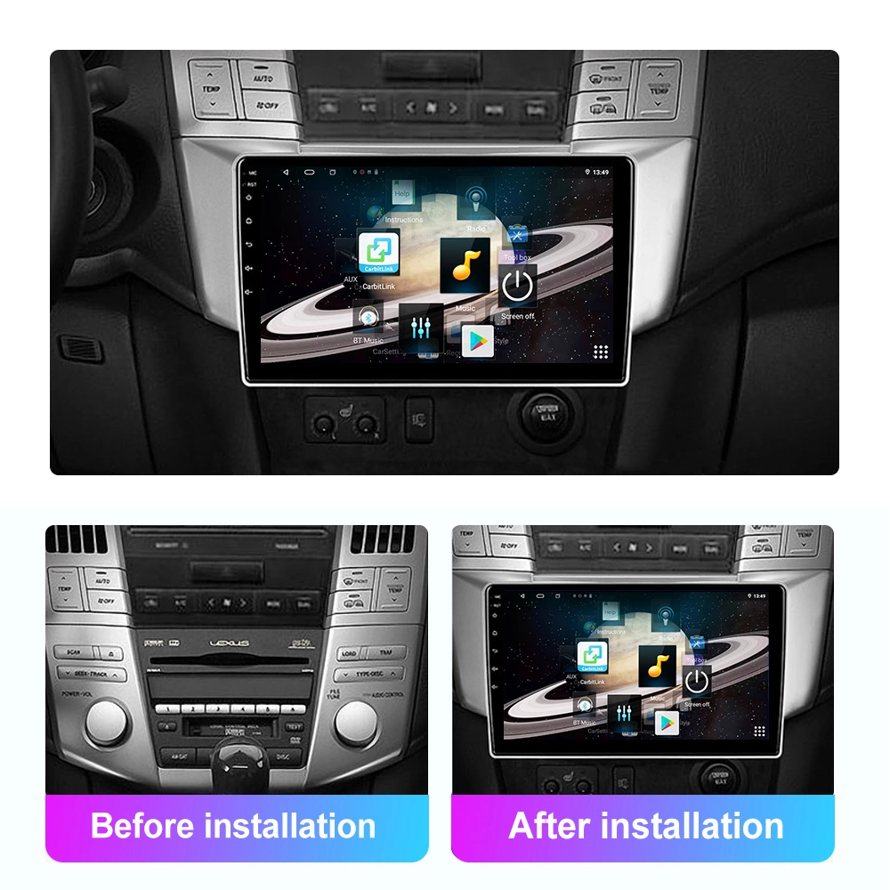 Jmance für Lexus RX300 RX330 RX350 RX400h II 2 2003 - 2009 Autoradio Audio Multimedia Video Player Navigation Stereo GPS Android 10 Lnch