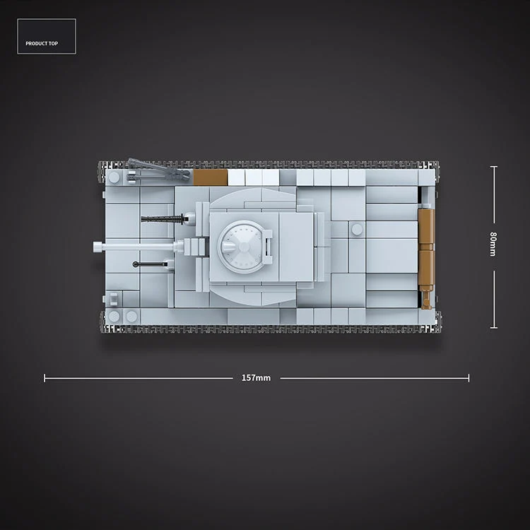 Military Building Blocks Model Set Wwii Tank Building Blocks Toy