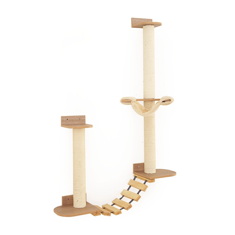 Home luxuoso Cat Climb Track moderno prateleiras montadas na parede Multifunctional Mobiliário Cat