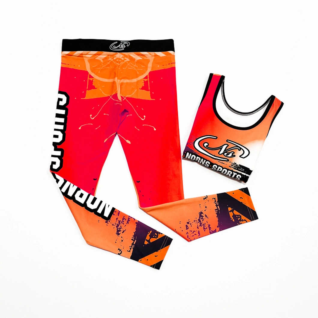 Sublimation Sports Wear Cheerleadering Uniform Printed Dance Pants