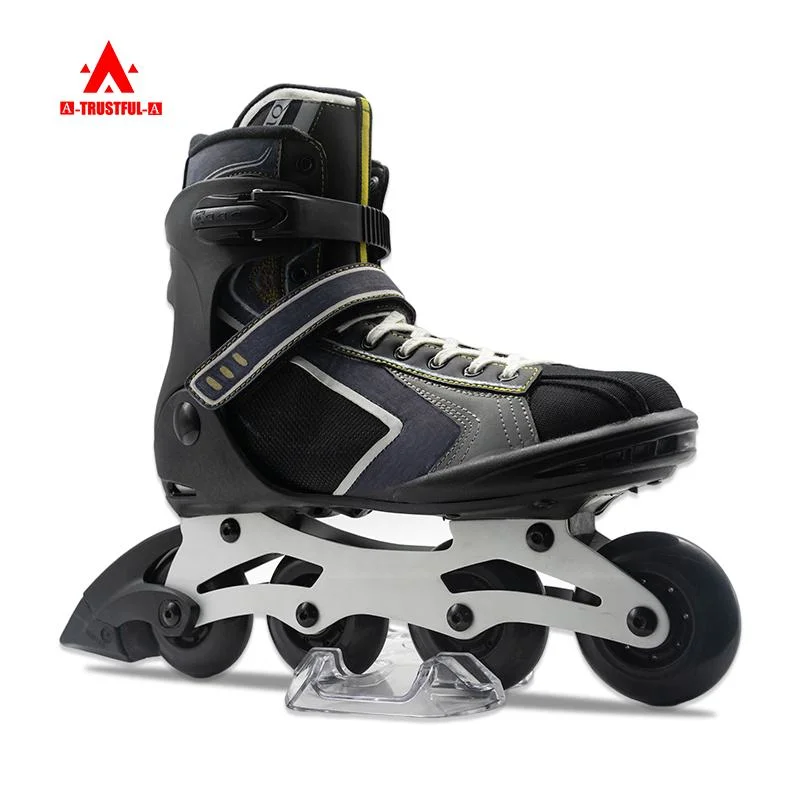 En línea OEM de patines Roller Patines en Línea de cuatro ruedas para adultos Logotipo personalizado los zapatos de Skate ajustable Roller Patin