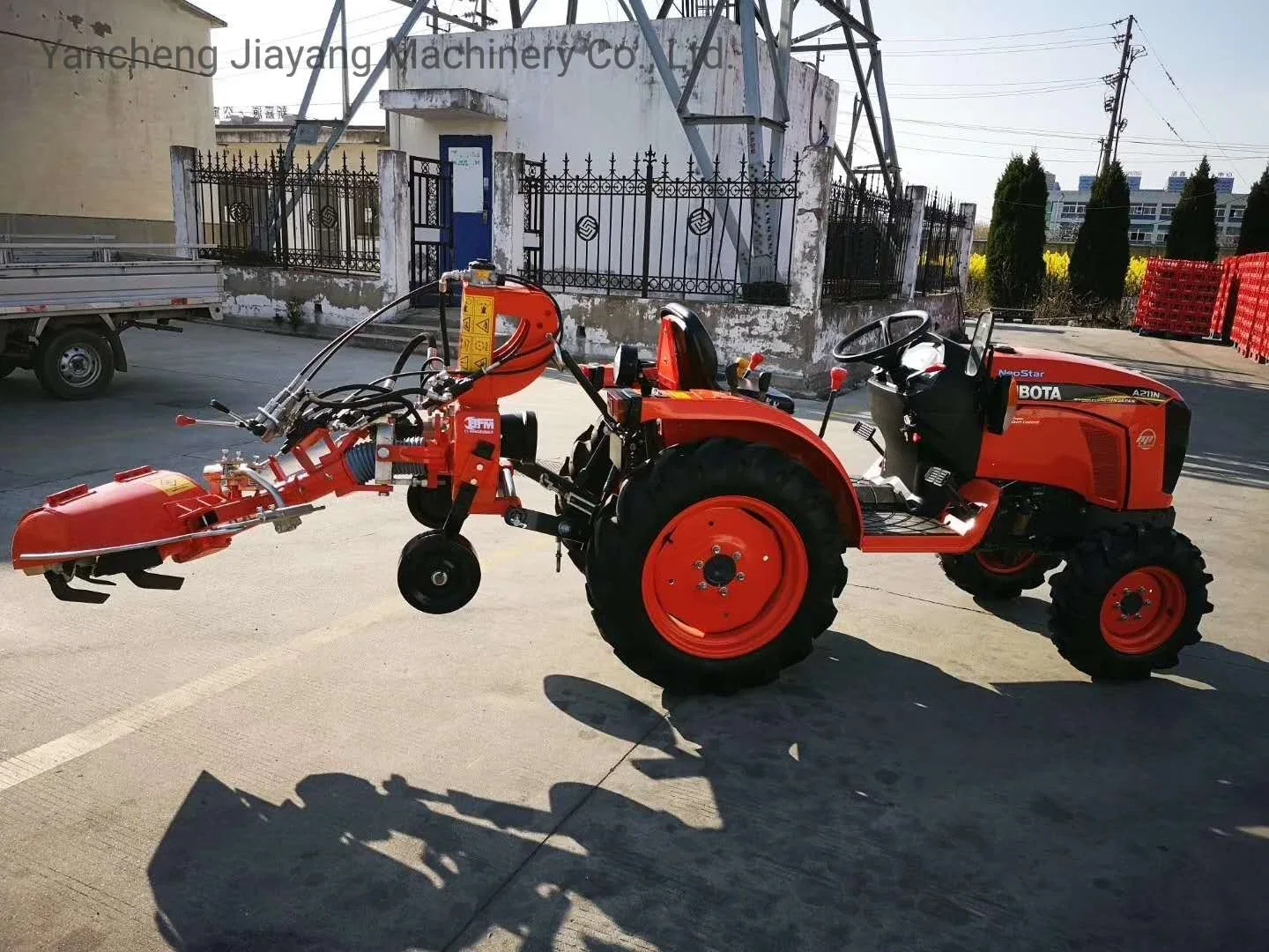 Hydraulic Inter-Row Cultivator Weeder for Orchard Vineyard Under Tree Working