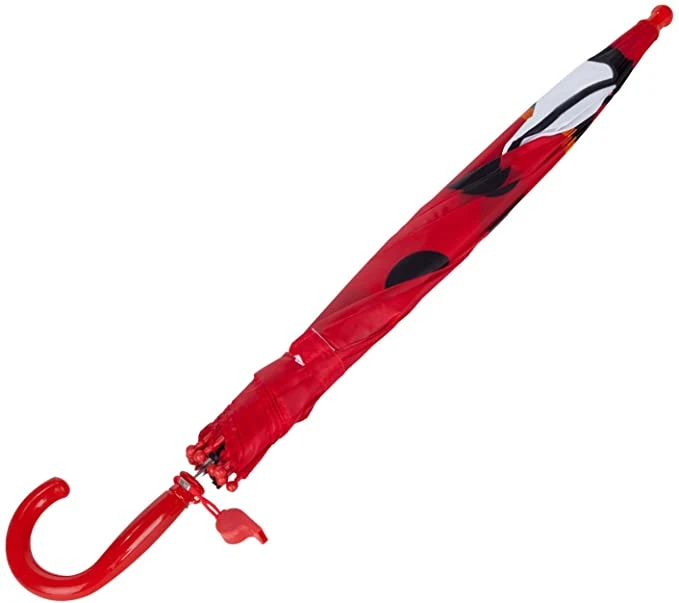 Étanche rouge Coccinelle Animal oreilles de la poignée 21inch Ouverture automatique Cartoon Kid Cartoon parapluie Parapluie Coccinelle enfant oreilles forme pour l'extérieur