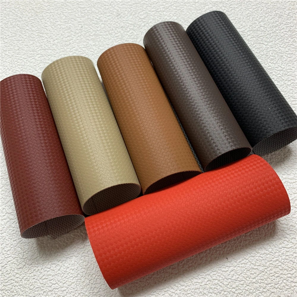 Hotsales D90 PVC Synthetic Leather Coated Fabric Leather Leatherette Fabric for Car Furniture Chair with Knitted Fabric Backing