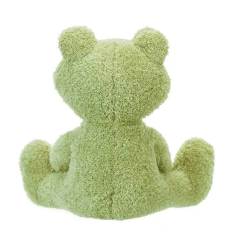 Matcha Grün Niedlichen Kleinen Frosch Rag Puppe Plüsch Spielzeug Baby