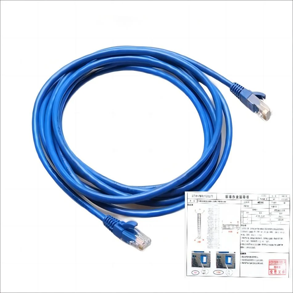 Cat7 Class 7 Network Cable Oxygen Free Copper Computer Network Cable Broadband Line Twisted Pair Signal Cable