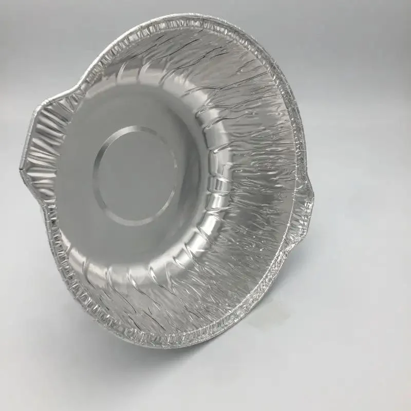 250ml 500ml 800ml saque el recipiente de aluminio para la lámina de comida rápida Con tapa