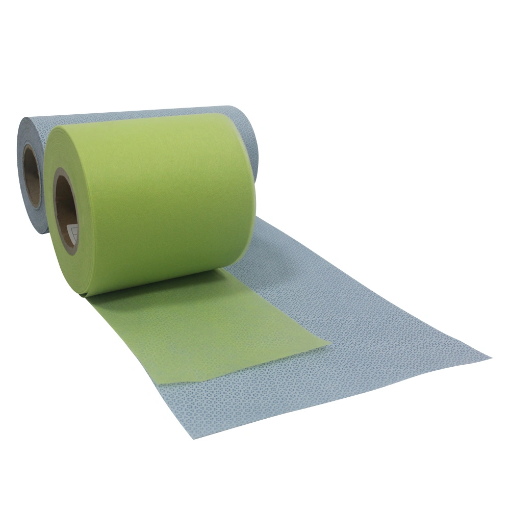 Medical Grade Spunbond Non Woven Fabric Blue SMS 50g Anti-Static Anitary Products Making