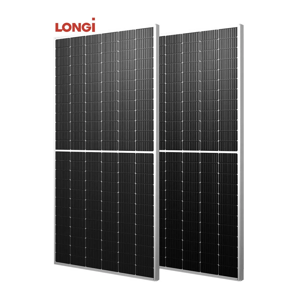 Panneau solaire mono solaire Longi 550W-570W MBB Bifacial Mono solaire Module solaire demi-cellules Cells144
