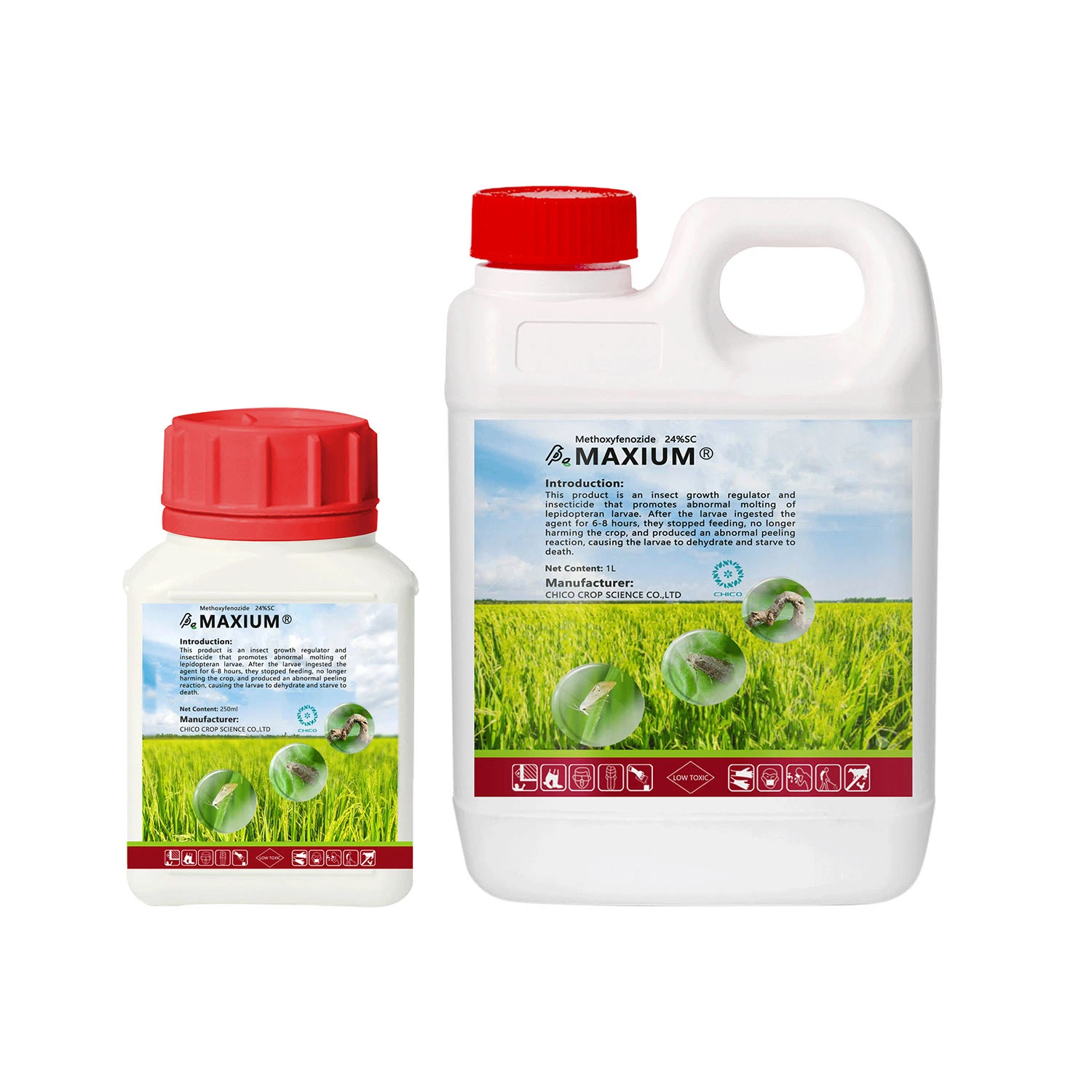 Methoxyfenozide 24%SC Insecticide against Leafworm, Beet Armyworm, Looper, Leaf Roller