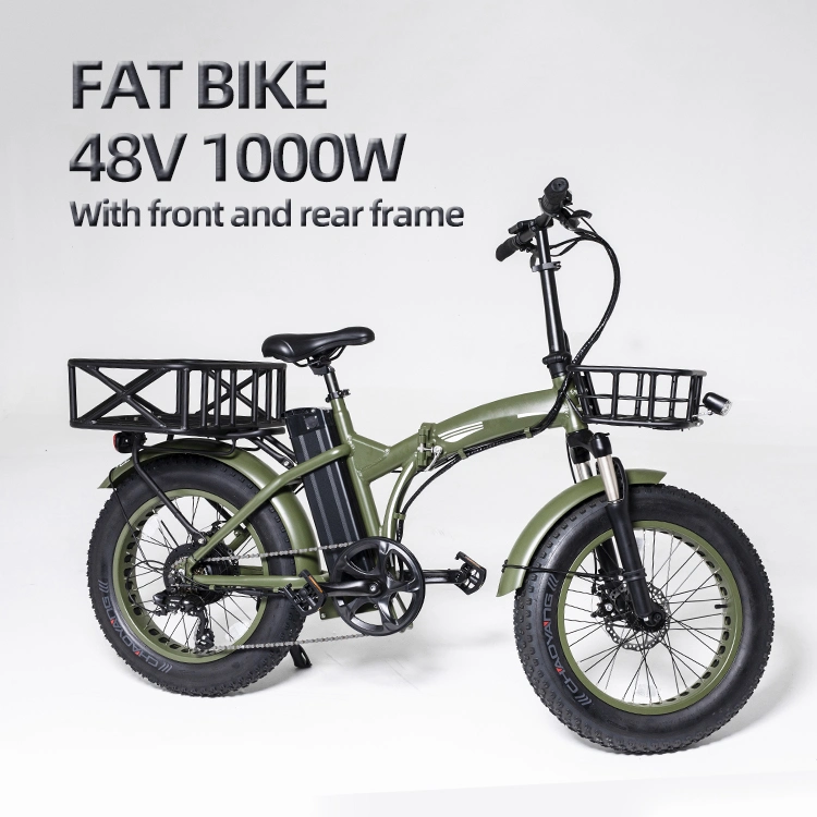 China Fabricante personalizado 20inch grasa Eléctrica bicicleta 750W eléctrico