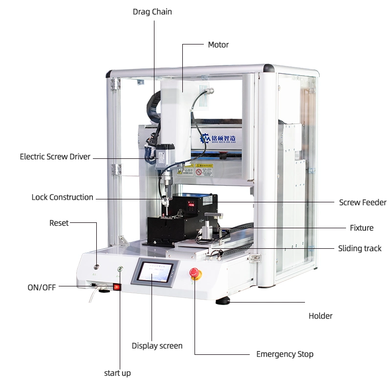 Automatic Mulit-Axis Suction Type Screw Feeding Fastening Equipment with Protection