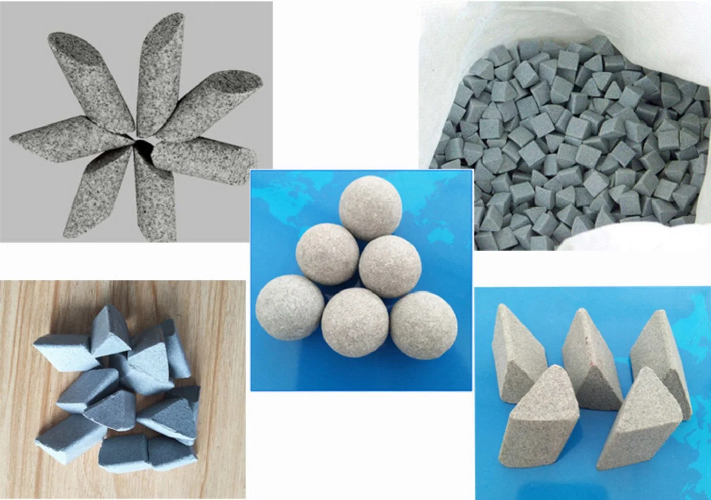 Factory Sales Ceramic Media, Ceramic Grinding Media, Ceramic Polishing Media